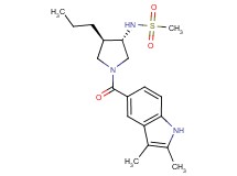 N-{(3S*,4R*)-1-[(2,3-dimethyl-1H-indol-5-yl)carbonyl]-4-propyl-3-pyrrolidinyl}methanesulfonamide