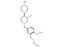 (3R*,4R*)-1-[3-(ethoxymethyl)-4-methoxybenzyl]-4-(4-methyl-1-piperazinyl)-3-piperidinol