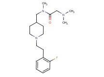 N~1~-({1-[2-(2-fluorophenyl)ethyl]-4-piperidinyl}methyl)-N~1~,N~2~,N~2~-trimethylglycinamide