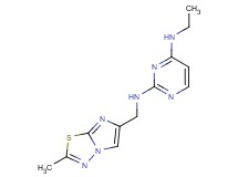 N~4~-ethyl-N~2~-[(2-methylimidazo[2,1-b][1,3,4]thiadiazol-6-yl)methyl]pyrimidine-2,4-diamine