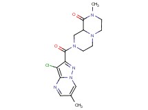 8-[(3-chloro-6-methylpyrazolo[1,5-a]pyrimidin-2-yl)carbonyl]-2-methylhexahydro-2H-pyrazino[1,2-a]pyrazin-1(6H)-one