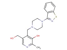 4-{[4-(1,2-benzisothiazol-3-yl)piperazin-1-yl]methyl}-5-(hydroxymethyl)-2-methylpyridin-3-ol