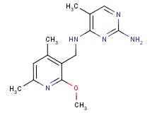 N~4~-[(2-methoxy-4,6-dimethylpyridin-3-yl)methyl]-5-methylpyrimidine-2,4-diamine