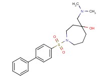 1-(4-biphenylylsulfonyl)-4-[(dimethylamino)methyl]-4-azepanol