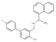 4'-fluoro-3-({[1-(1-naphthyl)ethyl]amino}methyl)-4-biphenylol