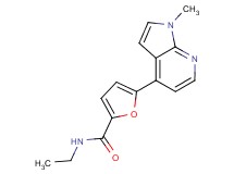 N-ethyl-5-(1-methyl-1H-pyrrolo[2,3-b]pyridin-4-yl)-2-furamide