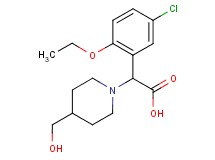 (5-chloro-2-ethoxyphenyl)[4-(hydroxymethyl)piperidin-1-yl]acetic acid