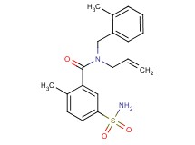 N-allyl-5-(aminosulfonyl)-2-methyl-N-(2-methylbenzyl)benzamide
