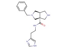 (3aR*,6aR*)-2-benzyl-N-[2-(1H-imidazol-4-yl)ethyl]hexahydropyrrolo[3,4-c]pyrrole-3a(1H)-carboxamide