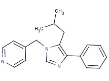 4-[(5-isobutyl-4-phenyl-1H-imidazol-1-yl)methyl]pyridine