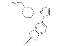 6-[2-(1-ethylpiperidin-3-yl)-1H-imidazol-1-yl]-2-methyl-1,3-benzothiazole
