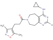 N-cyclopropyl-7-[3-(3,5-dimethylisoxazol-4-yl)propanoyl]-6,7,8,9-tetrahydro-5H-pyrimido[4,5-d]azepin-4-amine