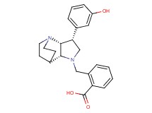 2-{[(3R*,3aR*,7aR*)-3-(3-hydroxyphenyl)hexahydro-4,7-ethanopyrrolo[3,2-b]pyridin-1(2H)-yl]methyl}benzoic acid