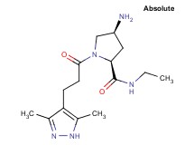(2S,4S)-4-amino-1-[3-(3,5-dimethyl-1H-pyrazol-4-yl)propanoyl]-N-ethylpyrrolidine-2-carboxamide