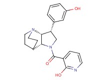 3-{[(3R*,3aR*,7aR*)-3-(3-hydroxyphenyl)hexahydro-4,7-ethanopyrrolo[3,2-b]pyridin-1(2H)-yl]carbonyl}pyridin-2-ol