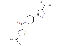 4-(3-isopropyl-1H-pyrazol-5-yl)-1-[(4-isopropyl-1,3-thiazol-2-yl)carbonyl]piperidine