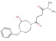 4-(4-benzyl-6-hydroxy-1,4-diazepan-1-yl)-N,N-dimethyl-4-oxobutanamide