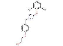 2-(4-{[3-(2,6-dimethylphenoxy)-1-azetidinyl]methyl}phenoxy)ethanol