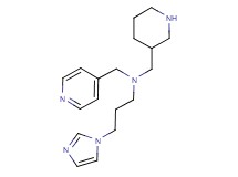 3-(1H-imidazol-1-yl)-N-(piperidin-3-ylmethyl)-N-(pyridin-4-ylmethyl)propan-1-amine