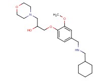 1-(4-{[(cyclohexylmethyl)amino]methyl}-2-methoxyphenoxy)-3-(4-morpholinyl)-2-propanol