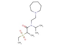N-(2-azepan-1-ylethyl)-2-(ethylsulfonyl)-N-isopropylpropanamide