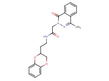 N-[2-(2,3-dihydro-1,4-benzodioxin-2-yl)ethyl]-2-(4-methyl-1-oxo-2(1H)-phthalazinyl)acetamide