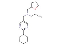 N-[(2-cyclohexylpyrimidin-5-yl)methyl]-N-(tetrahydrofuran-2-ylmethyl)propan-1-amine