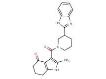 3-{[3-(1H-benzimidazol-2-yl)-1-piperidinyl]carbonyl}-2-methyl-1,5,6,7-tetrahydro-4H-indol-4-one
