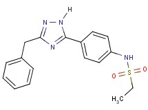 N-[4-(3-benzyl-1H-1,2,4-triazol-5-yl)phenyl]ethanesulfonamide