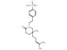 4-{2-[5-methyl-5-(4-methylpent-3-en-1-yl)-2-oxopiperidin-1-yl]ethyl}benzenesulfonamide
