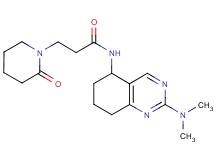 N-[2-(dimethylamino)-5,6,7,8-tetrahydro-5-quinazolinyl]-3-(2-oxo-1-piperidinyl)propanamide