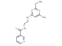 N-{2-[(2-ethyl-6-methylpyrimidin-4-yl)amino]ethyl}nicotinamide