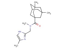 N,3,5-trimethyl-N-[(4-methyl-1H-imidazol-2-yl)methyl]adamantane-1-carboxamide