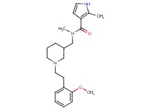 N-({1-[2-(2-methoxyphenyl)ethyl]piperidin-3-yl}methyl)-N,2-dimethyl-1H-pyrrole-3-carboxamide