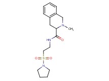 2-methyl-N-[2-(pyrrolidin-1-ylsulfonyl)ethyl]-1,2,3,4-tetrahydroisoquinoline-3-carboxamide