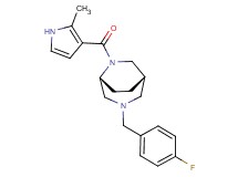 (1S*,5R*)-3-(4-fluorobenzyl)-6-[(2-methyl-1H-pyrrol-3-yl)carbonyl]-3,6-diazabicyclo[3.2.2]nonane