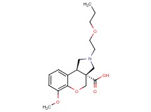 (3aR*,9bR*)-6-methoxy-2-(2-propoxyethyl)-1,2,3,9b-tetrahydrochromeno[3,4-c]pyrrole-3a(4H)-carboxylic acid