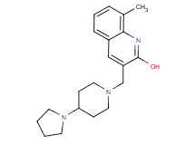 8-methyl-3-{[4-(1-pyrrolidinyl)-1-piperidinyl]methyl}-2-quinolinol