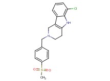 6-chloro-2-[4-(methylsulfonyl)benzyl]-2,3,4,5-tetrahydro-1H-pyrido[4,3-b]indole