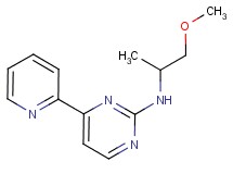 N-(2-methoxy-1-methylethyl)-4-(2-pyridinyl)-2-pyrimidinamine