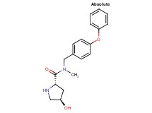 (4R)-4-hydroxy-N-methyl-N-(4-phenoxybenzyl)-L-prolinamide