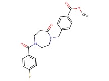 methyl 4-{[4-(4-fluorobenzoyl)-7-oxo-1,4-diazepan-1-yl]methyl}benzoate