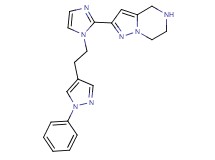 2-{1-[2-(1-phenyl-1H-pyrazol-4-yl)ethyl]-1H-imidazol-2-yl}-4,5,6,7-tetrahydropyrazolo[1,5-a]pyrazine dihydrochloride