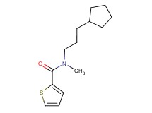 N-(3-cyclopentylpropyl)-N-methylthiophene-2-carboxamide