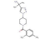 (1-{1-[1-(2,4-dimethylbenzoyl)-4-piperidinyl]-1H-1,2,3-triazol-4-yl}-1-methylethyl)amine trifluoroacetate