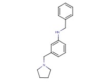 N-benzyl-3-(1-pyrrolidinylmethyl)aniline