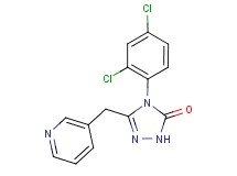 4-(2,4-dichlorophenyl)-5-(pyridin-3-ylmethyl)-2,4-dihydro-3H-1,2,4-triazol-3-one