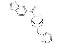 6-{[(1S*,5R*)-3-(pyridin-2-ylmethyl)-3,6-diazabicyclo[3.2.2]non-6-yl]carbonyl}-1,3-benzothiazole