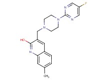 3-{[4-(5-fluoropyrimidin-2-yl)piperazin-1-yl]methyl}-7-methylquinolin-2-ol