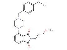 4-[4-(4-ethylbenzyl)-1-piperazinyl]-2-(3-methoxypropyl)-1H-isoindole-1,3(2H)-dione